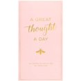 thumbnail image 1 of Eccolo World Traveler Thought A Day Notepad, Pink Bee, 1 of 1