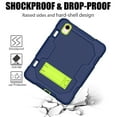 thumbnail image 6 of iPad Mini 6 Case 8.3" 2021, Built-in Pencil Holder Full-Body Rugged Hybrid Shockproof Heavy Duty Kickstand Drop Protective Cover, Navy Green, 6 of 7