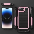 thumbnail image 5 of JTCASES for iPhone 7 Case, Hybird PC TPU Anti-slip, Shockproof  Bumper, Military Drop Resistant, Rugged Heacy Duty Full Body Protective Shell for iPhone 7, Slim Fit for Girls Men, Pink, 5 of 8