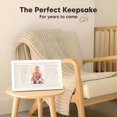 thumbnail image 3 of TUWAFE Baby Hand and Footprint Kit Clay Handprint Keepsake Frame,Newborn Nursery Picture Frame,Personalized New Mom Gifts for Baby First Christmas Shower (Alpine White), 3 of 9