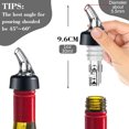 thumbnail image 2 of Vertedor de botellas medido automático, vertedor de medida de alcohol de tiro rápido, dispensador de bebidas, cócteles de vino, herramientas de Bar para el hogar, 1oz/30ml, paquete de 10, 2 of 8
