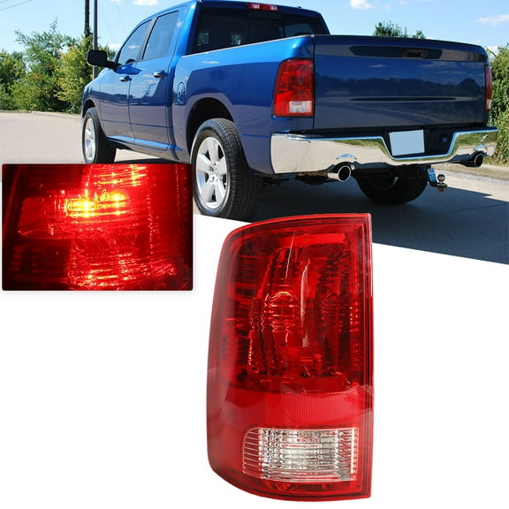 SEBLAFF Tail Light Lamp Bulbs Driver Side Replacement For 2009-2018 Dodge Ram 1500 2500