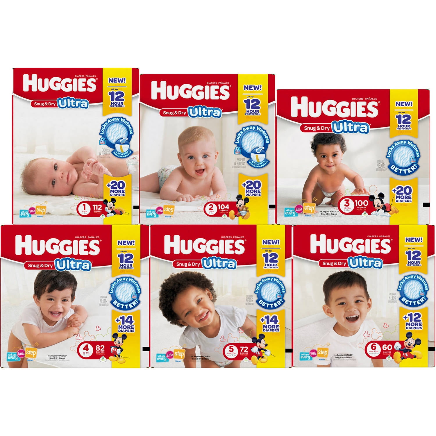 huggies snug n dry size 1