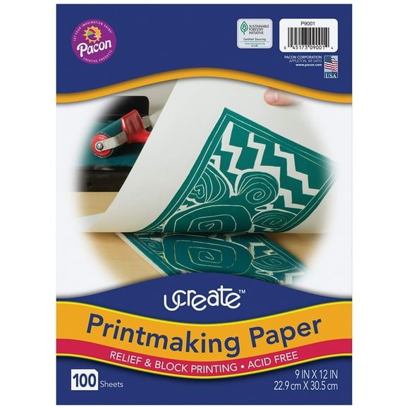 Ucreate Papel para impresión 9"x12"" Blanco 100 hojas P9001