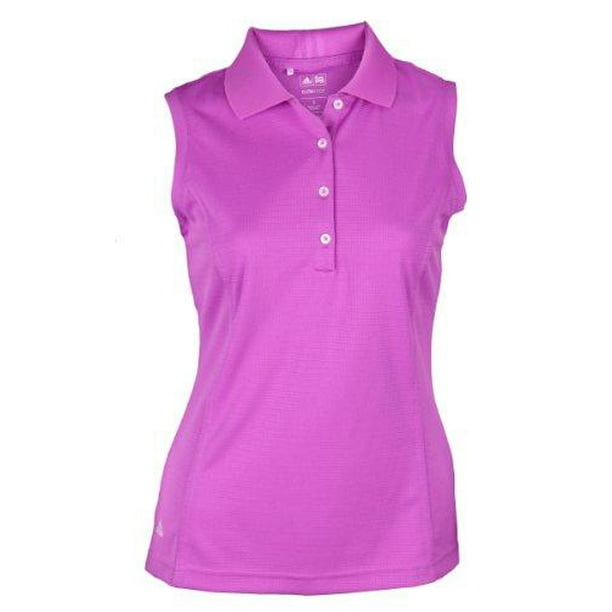 Fanletic Adidas Taylormade Women's Climacool Sleeveless Solid Polo