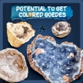 thumbnail image 4 of Piano Potato Break Open 10 Premium Geodes, Geology Geode Kit, STME Educational Toys, Birthday Gift for Boys and Girls Age 6+, 4 of 8