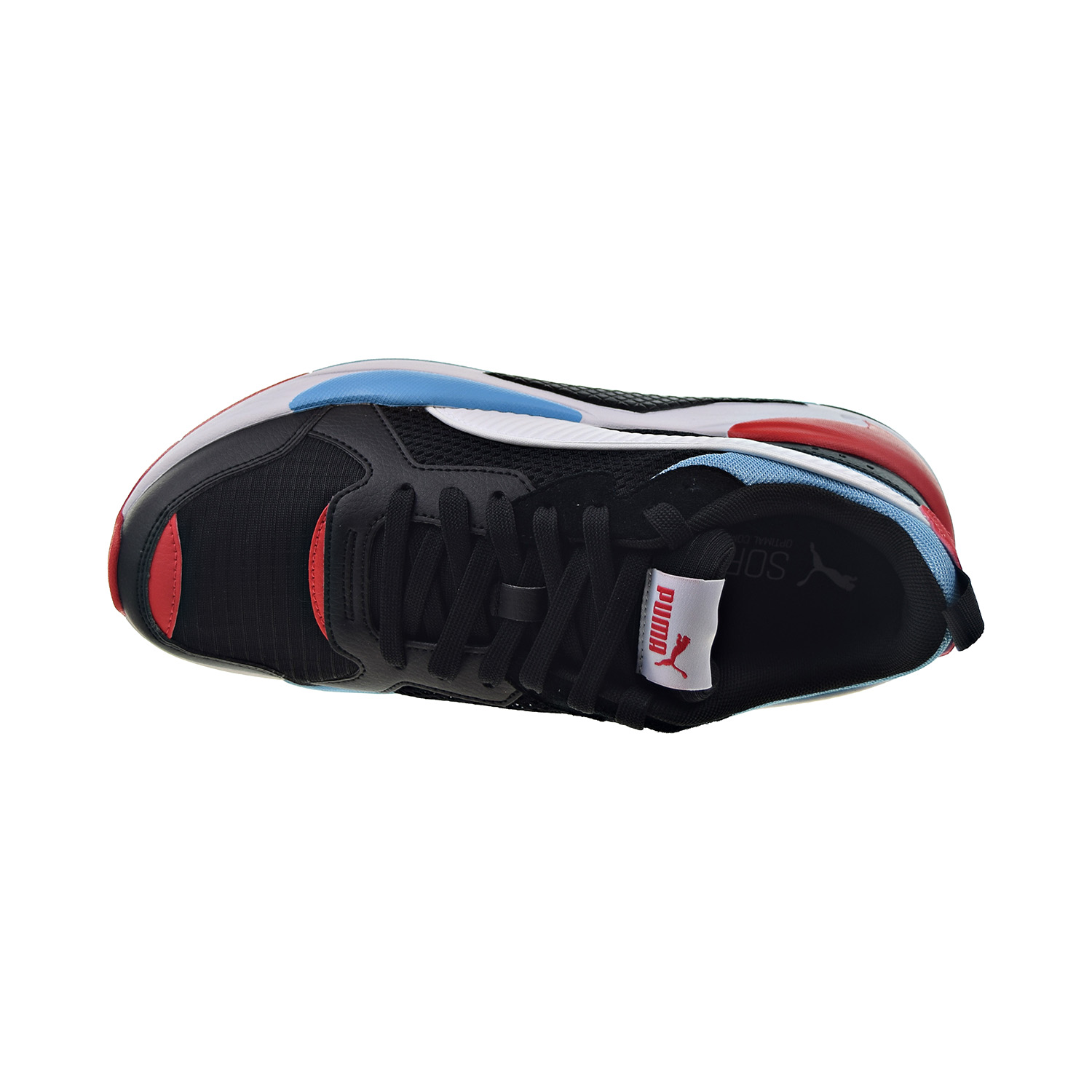 Puma X-Ray Color Block Men's Shoes Black-White-Blue-Red 373582-01 - image 5 of 6