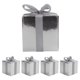 thumbnail image 1 of 100 Piezas Pequeñas Cajas de Regalo con Cintas, Cajas Pequeñas para Regalos, Caja de Dulces para Recuerdos de Boda, Cupcakes, Dulces, Cajas de Propuesta de Dama de Honor (Plata), 1 of 4