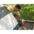 10 Pack 10in Heavy Duty Tent Stakes and Hammer Set,