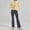 Yellow, variant on JFGHDG Women 2 Piece Workout Sets Long Sleeve Jacket Flare Long Yoga Pants Workout Sets Tracksuit Beige L