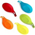 thumbnail image 2 of Silicone Spoon Rest for Kitchen Counter, Almond-Shaped Cooking Spoon Holder for Stove Top, Heat Resistant Utensil Rest, 2 of 5