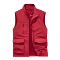 thumbnail image 1 of Birdeem Mens Work Clothes Jacket Solid Color Stand Collar Multiple Pockets Outdoor Sports Photography Leisure Coat, 1 of 12
