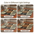 thumbnail image 7 of ODIKA 2'x3' Football Men Athletic Jersey Number Pigskin Motif Shaped Footboard Washable Accent Rug None Pet Friendly, Bedside Mat for Bedroom, Nursery, RV, 7 of 7