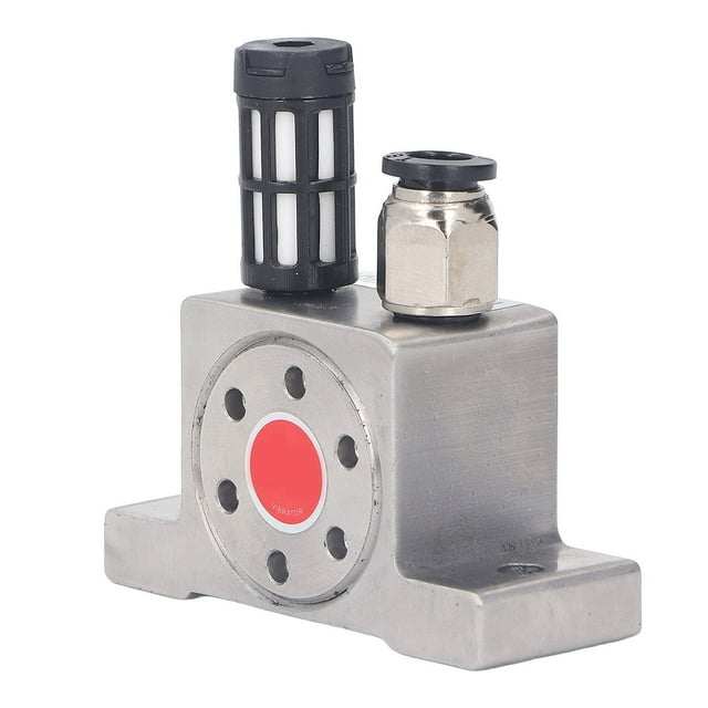 Air Turbine Vibrator, Stainless Steel Instantaneous Start Stop Pneumatic Vibrator G1/8in Thread With For Screening Equipment