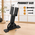 Pergula Beam Riser 2x4-3 Adjustable Heavy Duty Steel Pergola Roof Riser Bracket Kit for ...