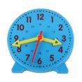 thumbnail image 2 of Clock Model Teaching Aid, Educational Clock Learning Model Durable 3 Pointer Linkage Small  for Cognitive Time Yellow,Blue,Pink, 2 of 8