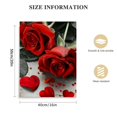 thumbnail image 2 of EastSmooth  Red Rose Canvas Wall Art Flowers Pictures Bathroom Decor, Black White Florals Painting Modern Romantic Framed for Bedroom Living Room Dinning Room Kitchen Spa Wall Decor,3 Panels, 2 of 5