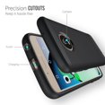 thumbnail image 3 of Motorola Moto G6 Case, TUDIA Slim-Fit [Merge] Extreme Protection/Rugged but Slim Dual Layer Case for Motorola Moto G6 [NOT Compatible with Moto G6 Plus] (Matte Black), 3 of 8