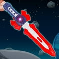 thumbnail image 2 of Kidplokio Green Galaxy Space Sword Interactive Toy Light Up Boys 3 and Up, 2 of 9