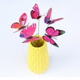 thumbnail image 1 of Artificial Flowers 24PCS PVC Simulation Butterfly Figurines Green Plant Crafts For Flowerpot Garden, 1 of 4