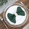 thumbnail image 2 of Efavormart Cloth Napkins Set of 10, 17x17  Inch Hunter Green Seamless Dinner Napkins, Washable Linen Table Napkin Cloth with Hemmed Edges for Weddings, Party and Banquet, 2 of 10