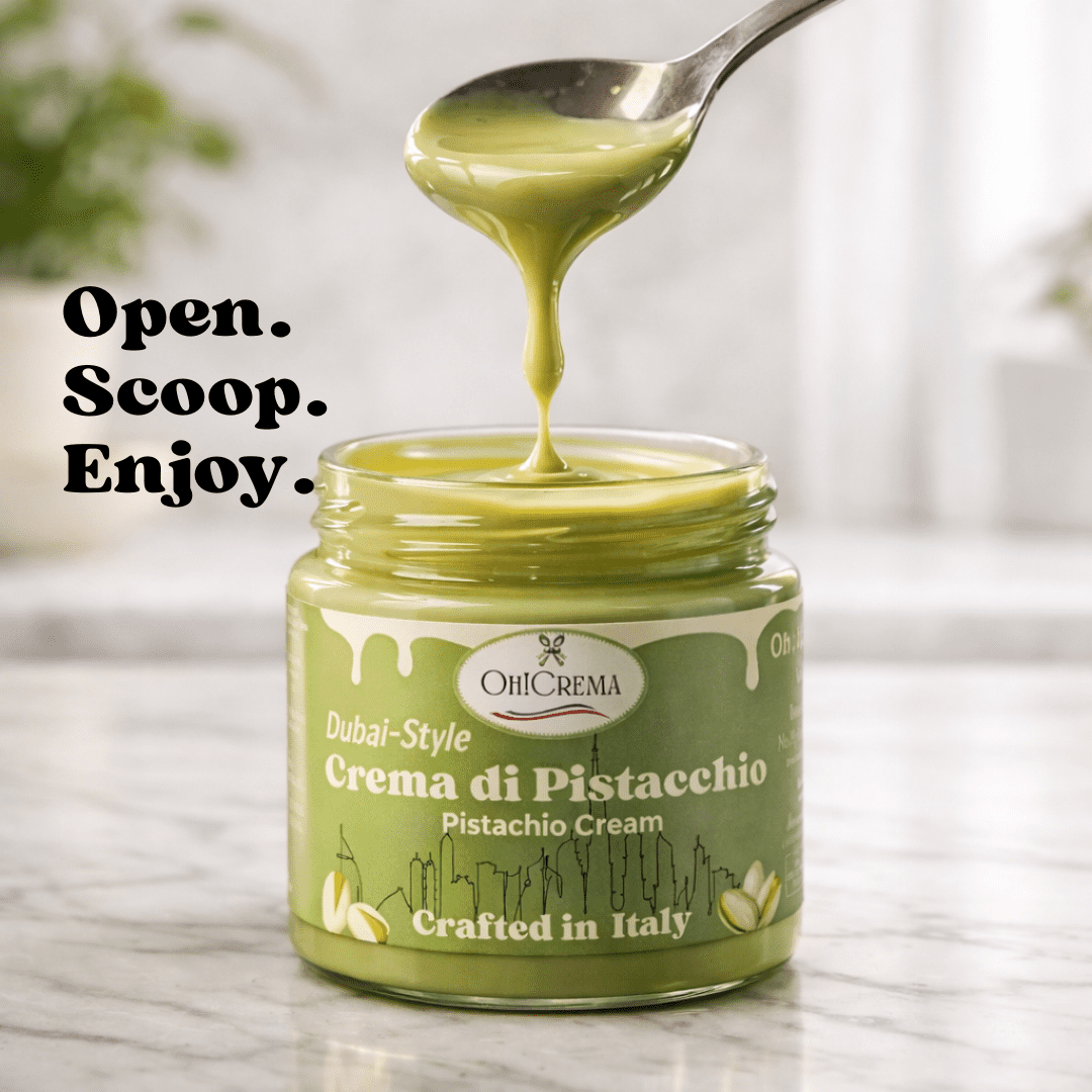 クリスポゥ　ラージサイズ　クリーム Oh! Crema Dubai-Style Pistachio Cream - Premium Italian Cream