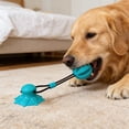 thumbnail image 5 of Tuvgenk Dog Chew Toy Treat Dispensing Ball Suction Cup Interactive Design Teeth Cleaning Structure Relieves Anxiety for Daily Indoor Entertainment, 5 of 6