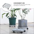 thumbnail image 2 of Plateau de Pot de Fleurs Amovible Roue Universelle Plante Pot de Fleurs Base Carrée, 2 of 9