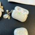 thumbnail image 4 of Seashell-Textured Soft Case for AirPods Pro 4 3 2 1 Anti-Slip Design Pro2 Wireless Charging & Detachable Keychain, 4 of 6