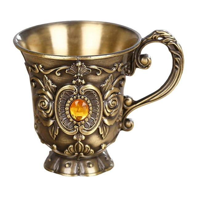 Taza para beber Vintage Sunnimix con Adorno de Asa Práctico para Bar KTV Familias flor