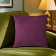 thumbnail image 5 of Suede Decorative Throw Pillow Covers 20x20 Inches - Pillow Shams & Cushion Covers for Sofa, Bed, Chair Home Decor, Soft Pillowcase for Living Room & Bedroom, 5 of 5