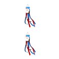 thumbnail image 4 of Matsuzay Bandera de tubo de viento de tráquea de Navidad, fiesta de borlas largas, celebración, decoración de patio trasero de Navidad, colgante, Type2 NO2 Matsuzay CBP443836, 4 of 5