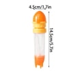 thumbnail image 3 of Portable Water Bottle Adapter with Straw Lid, 2 in 1 Reusable Bottle Converter for Travel, Food-Grade Plastic, Blue/Orange, 1 Pack, 3 of 6