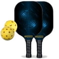 thumbnail image 1 of Pickleball Factory PB00049-2-G Pickleball Starter Set - Technology Custom Pickleball Paddle, Home Pickleball Set, Glassfiber Graphite, 1 of 1