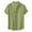 Green, variant on Patlollav Mens Shirt Casual Solid Buttons Beach Double Pocket Turndown Short Sleeve Blouse Tops