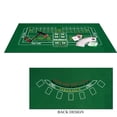 thumbnail image 2 of Beistle Pack of 6 Green Game Felt with Jack and Craps 38", 2 of 2