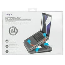 Targus 18-inch Dual Fan Chill Mat with Adjustable Stand, AWE90GL, Gray