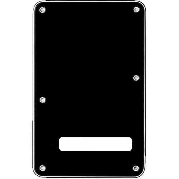 Fender Stratocaster Modern-Style Three-Ply Tremolo Backplate, Black