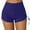Dark Blue, variant on Miqool Women's Swim Shorts Adjustable Side Tie High Waisted Bathing Suit Bottoms Swimsuit Boy Shorts Swimwear Bikini Board Shorts