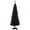 Black, variant on Beyamis 6Ft Black Artificial Pencil Christmas Tree - Slim, 390 Realistic Tips, Plastic Stand - Edgy Style, Sturdy - Indoor Gothic/Modern Decor