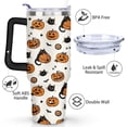 thumbnail image 3 of Halloween Ghosts Cup Gifts for Women Girls, Cute Spooky 40oz Tumbler with Handle and Straw, Holiday Stainless Steel Insulated Water Bottle (1 PC), 3 of 3