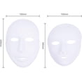 thumbnail image 3 of CHAO Máscara Blanca De Fiesta De Cara Completa Máscaras Lisas En Blanco Para Cosplay Diy, Paquete De 24, 3 of 5