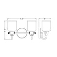 thumbnail image 6 of Z-Lite - Kinsley - 2 Light Bath Vanity In Transitional Style-9.5 Inches Tall and, 6 of 7