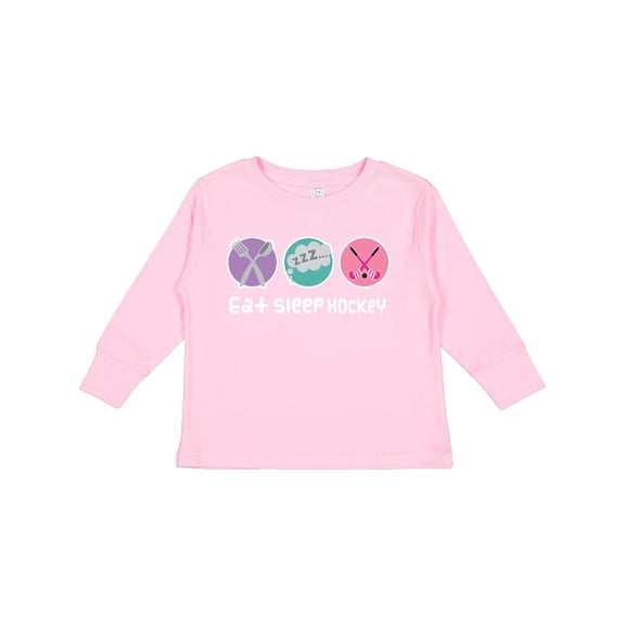 Inktastic Field Hockey Sports Team Coach Girls Long Sleeve Toddler T-Shirt