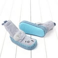 thumbnail image 5 of Gubotare First Walker Shoes Boy Baby Shoes Boys Girls First Walkers Cute Toddler Sneakers Rubber Sole,Blue 6-12 Months, 5 of 5