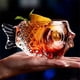 thumbnail image 5 of Vaso de Cóctel Transparente con Forma de para Fiestas, Grueso y Pesado, Ideal para Batidos, Bebidas Frías, Etc., 5 of 5