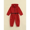 thumbnail image 2 of SAYOO Drama Coreano Mono para niños, Manga Larga con Capucha Cierre de Cremallera Cosplay Pantalones Largos Outwear SAYOO casual, 2 of 8
