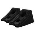 thumbnail image 1 of 2pcs Heavy Duty Plastic Wheel Chock For Cars Rvs And Off-Road Vehicles Wheel Block For Prevents Wheel Slippage And Ensures Accurate Positioning, 1 of 8