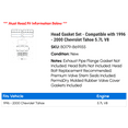 thumbnail image 2 of Head Gasket Set - Compatible with 1996 - 2000 Chevy Tahoe 5.7L V8 1997 1998 1999, 2 of 2