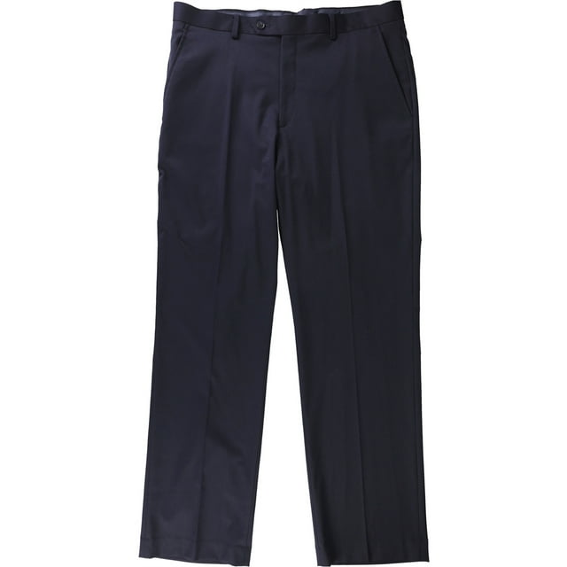 Alfani Pantalon Décontracté Extensible Coupe Classique pour Hommes, Bleu, 38W x 34L